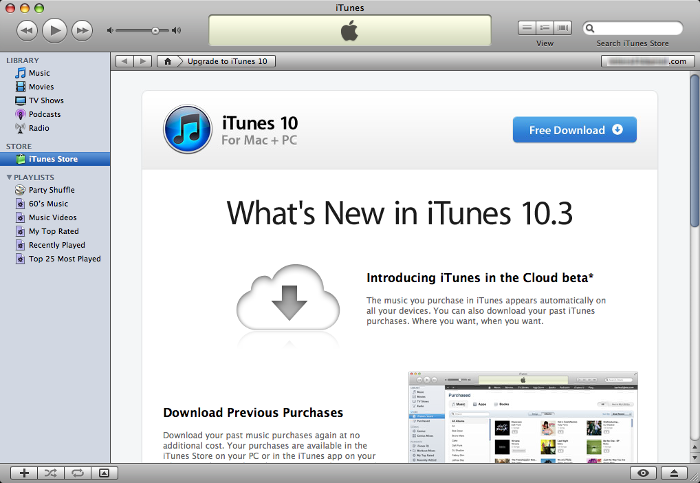 Itunes 10.3 Download Mac